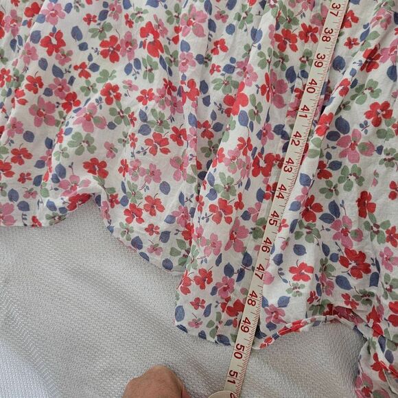 Loveshackfancy Analia Floral-Print Cotton Midi Dress Size Small - Picture 6 of 6